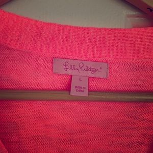 Lily Pulitzer Hot Pink Cotton Tunic